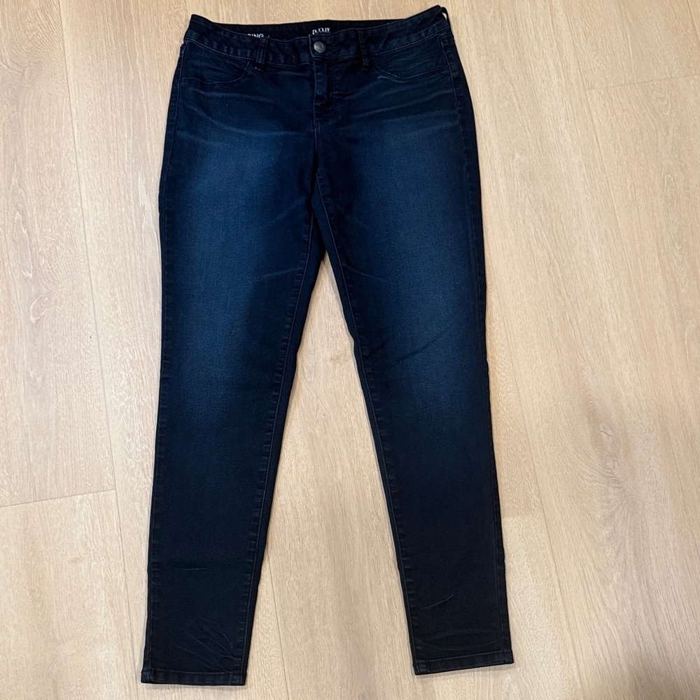 a.n.a Women's Dark Blue Skinny Jeans